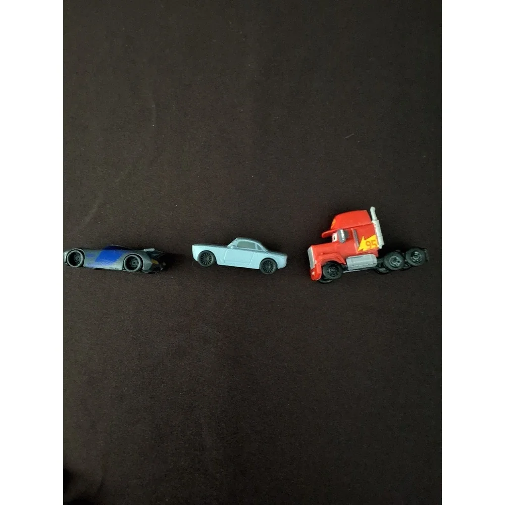 Disney‎ Pixar Cars Mini Plastic Die Cast Toys. Lot Of 6